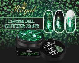 672 CRUSH GEL GLITTER Royal 5 ml   