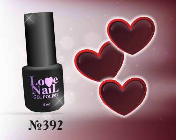 392 LOVE NAIL ГЕЛЬ ЛАК класса Premium    