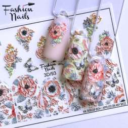Fashion Nails Слайдер-дизайн 3D № 93