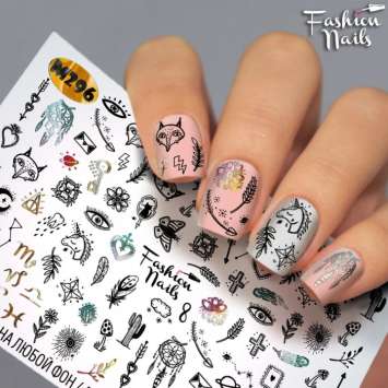 Fashion Nails Слайдер-дизайн METALLIC № 296