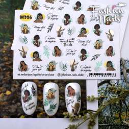 Fashion Nails Слайдер-дизайн METALLIC № 306