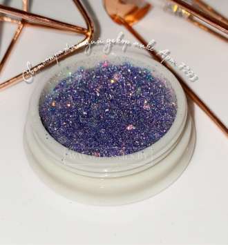 Светоотражающий декор микс нежно-фиолетовый Арт.7093