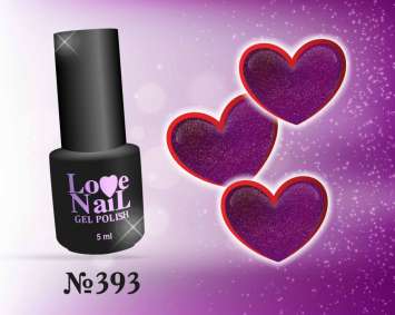 393 LOVE NAIL ГЕЛЬ ЛАК класса Premium    