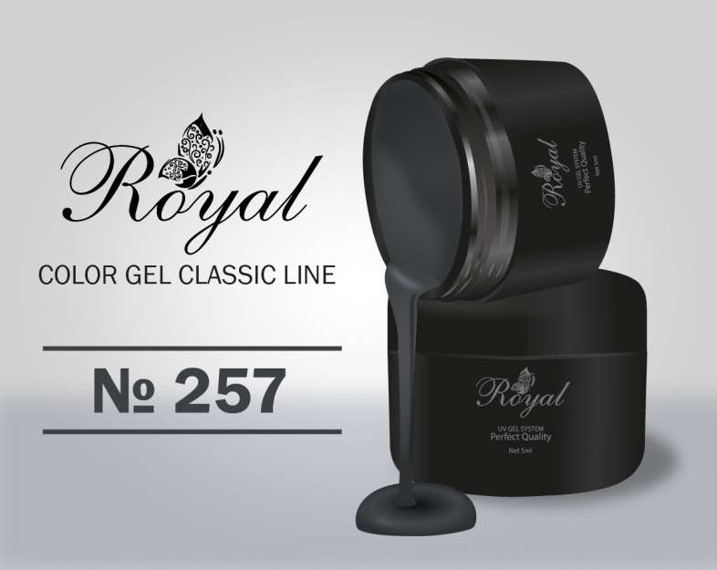 Цветной гель Royal Classic Line 5ml №257
