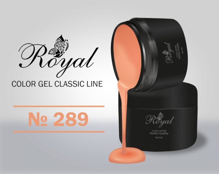 Цветной гель Royal Classic Line 5ml №289