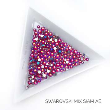 Стразы Swarovski SIAM AB MIX 1440 шт (микс размеры)     