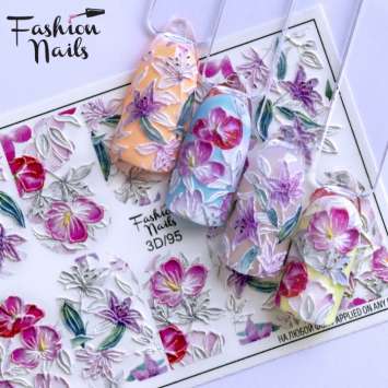Fashion Nails Слайдер-дизайн 3D № 95