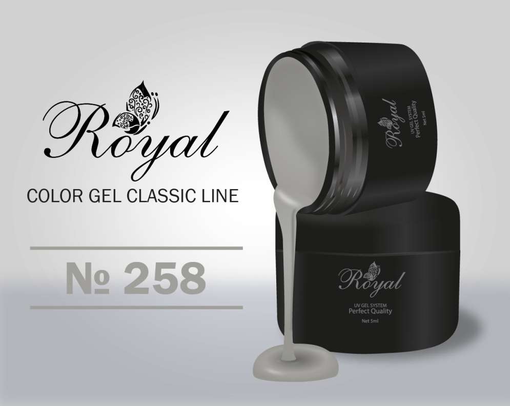Цветной гель Royal Classic Line 5ml №258