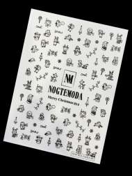 Наклейки Nogtemoda Merry Christmas № 014