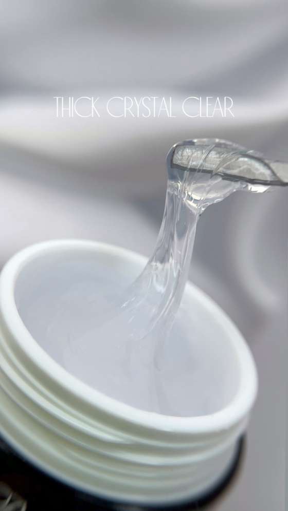 Моделирующий густой гель Royal Thick Crystal Clear — прозрачный для наращивания и ремонта(желе)
