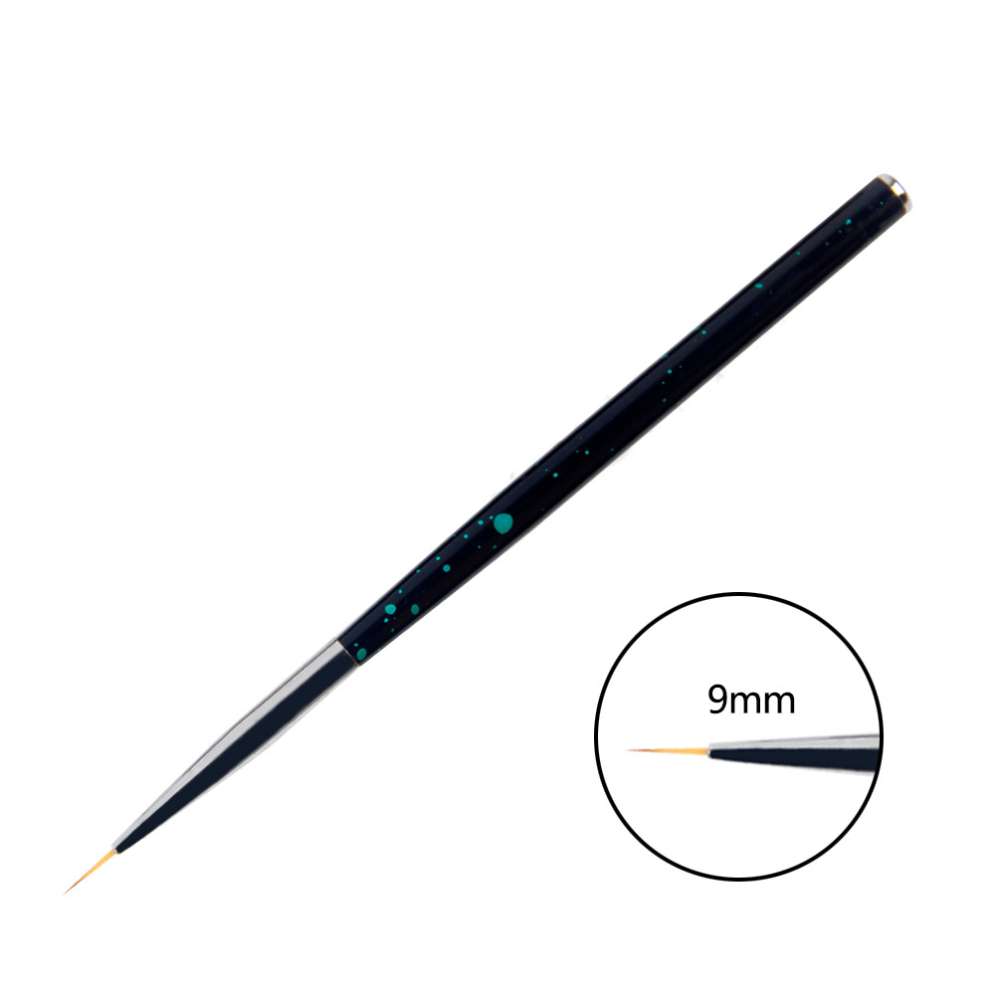 Набор кистей лайнеров для росписи Royal (7,9,11 мм) 3 шт черные с дизайном