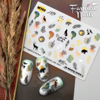 Fashion Nails Слайдер-дизайн METALLIC № 308
