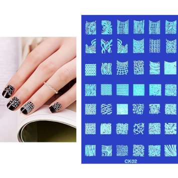 Большой диск для стемпинга (14.5*9.5 см) CK-02