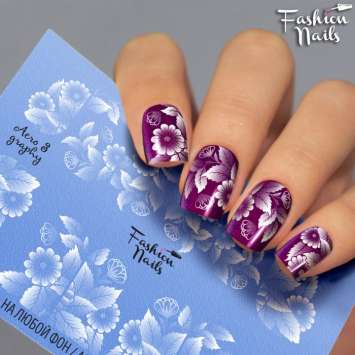 Fashion Nails Слайдер-дизайн AEROGRAPHY № 3