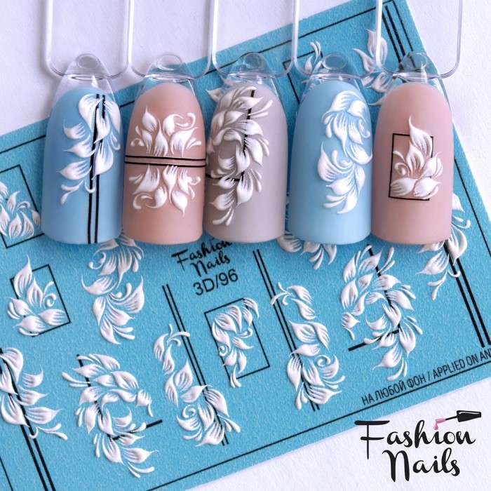 Fashion Nails Слайдер-дизайн 3D № 96