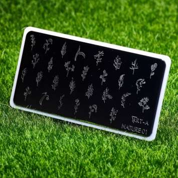 Пластина для стемпинга Nature 01