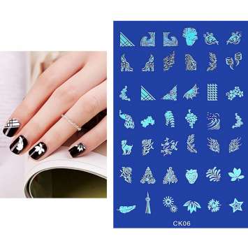 Большой диск для стемпинга (14.5*9.5 см) CK-06