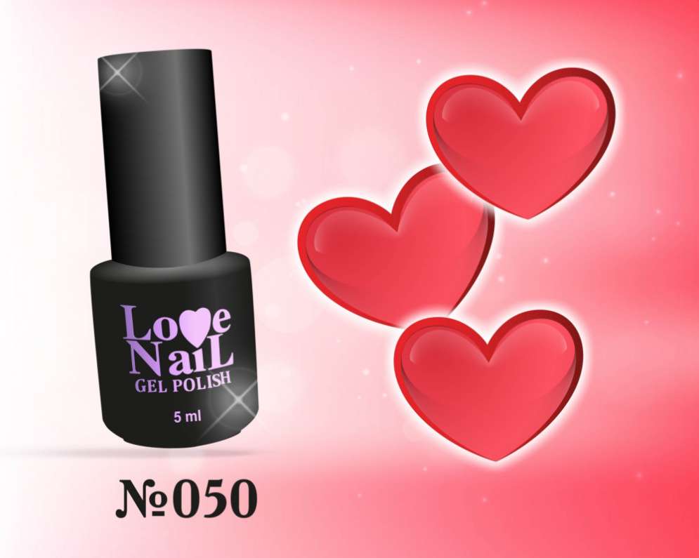 050 LOVE NAIL ГЕЛЬ ЛАК класса Premium  