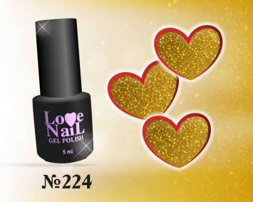 224 LOVE NAIL ГЕЛЬ ЛАК класса Premium                      