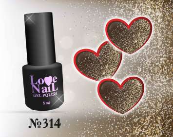 314 LOVE NAIL ГЕЛЬ ЛАК класса Premium   