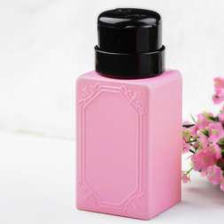 Помпа прямоугольная розовая 200 мл 