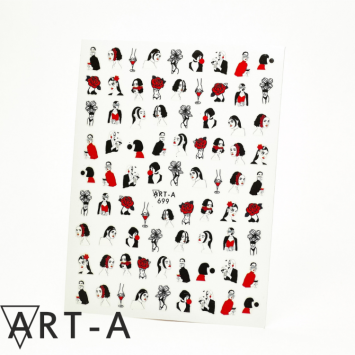 Наклейки 3D 699