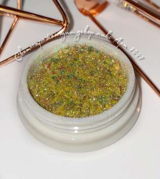 Светоотражающий декор микс лимонный Арт.7097