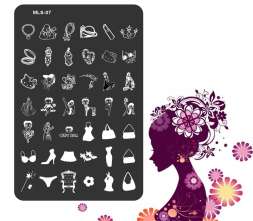 Большой диск для стемпинга (14.5*9.5 см) №MLS-07