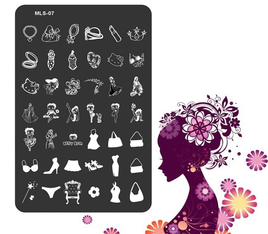 Большой диск для стемпинга (14.5*9.5 см) №MLS-07