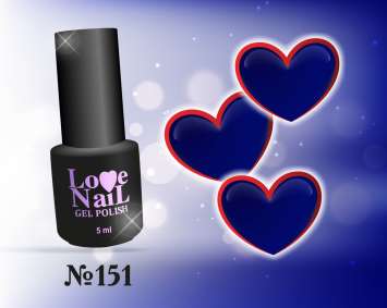 151 LOVE NAIL ГЕЛЬ ЛАК класса Premium 
