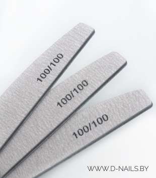 Пилка серая полумесяц 100/100