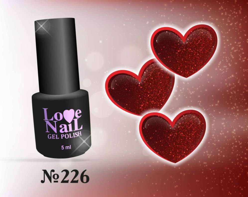 226 LOVE NAIL ГЕЛЬ ЛАК класса Premium                      