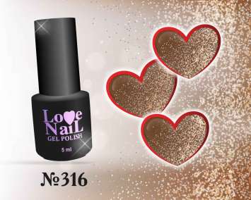 316 LOVE NAIL ГЕЛЬ ЛАК класса Premium   