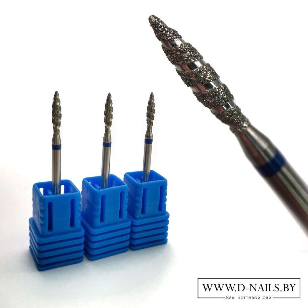 Фреза алмазная Торнадо с синей насечкой
