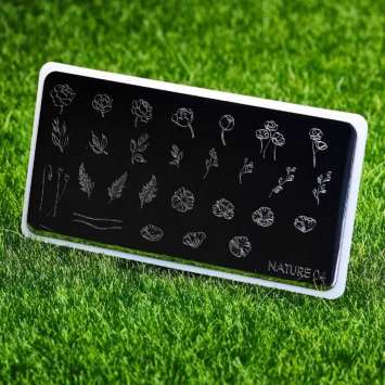Пластина для стемпинга Nature 04