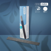 Набор сменных файлов papmAm для пилки прямой Staleks Pro Expert 22, 100 грит (50 шт)