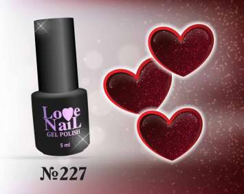 227 LOVE NAIL ГЕЛЬ ЛАК класса Premium                      
