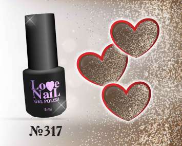 317 LOVE NAIL ГЕЛЬ ЛАК класса Premium   