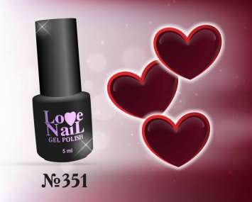 351  LOVE NAIL ГЕЛЬ ЛАК класса Premium  