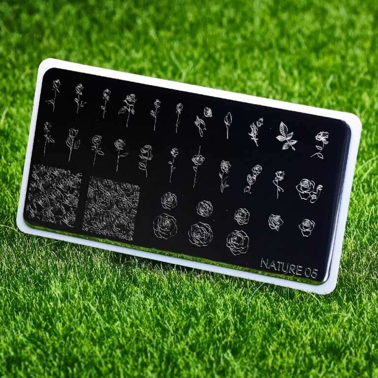 Пластина для стемпинга Nature 05