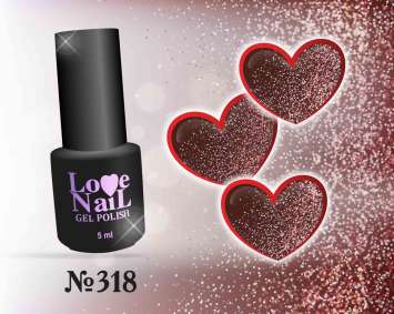 318 LOVE NAIL ГЕЛЬ ЛАК класса Premium   
