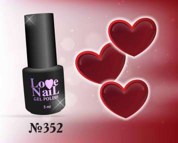 352  LOVE NAIL ГЕЛЬ ЛАК класса Premium  