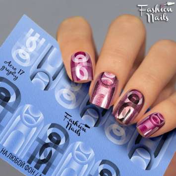 Fashion Nails Слайдер-дизайн AEROGRAPHY № 17