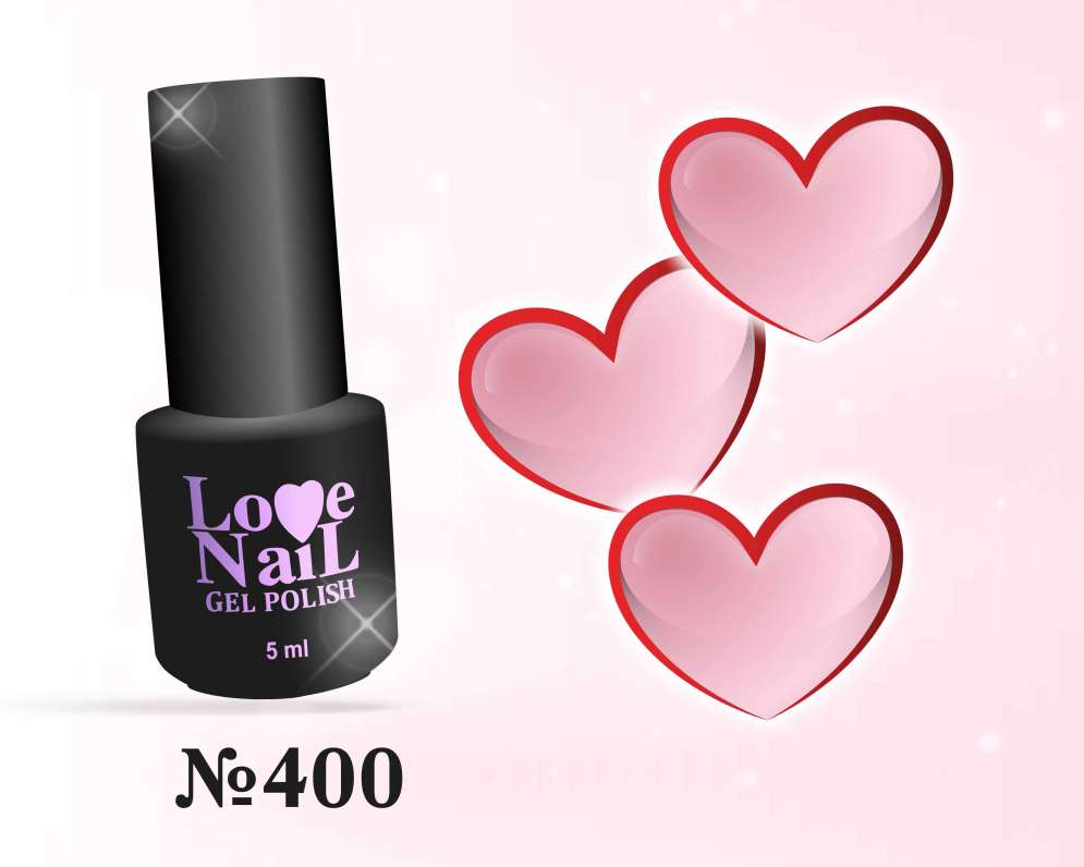 400 LOVE NAIL ГЕЛЬ ЛАК класса Premium    