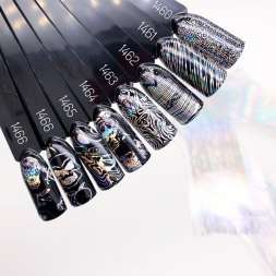 1463 Фольга переводная 4*50 см хром голография разводы