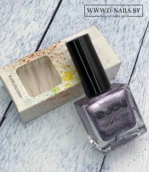 Лак для стемпинга SJoy №35, сиреневый металлик, 10 мл. 