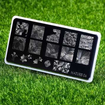 Пластина для стемпинга Nature 06