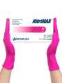 Перчатки нитриловые Nitrimax фуксия 50 пар упаковка размер S