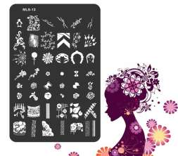 Большой диск для стемпинга (14.5*9.5 см) №MLS-13