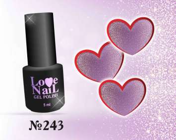 243 LOVE NAIL ГЕЛЬ ЛАК класса Premium                       